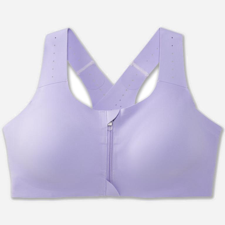 Brooks Dare Zip 2.0 Sports - Run Bra Mujer - Lavanda Moradas (PX1524670)